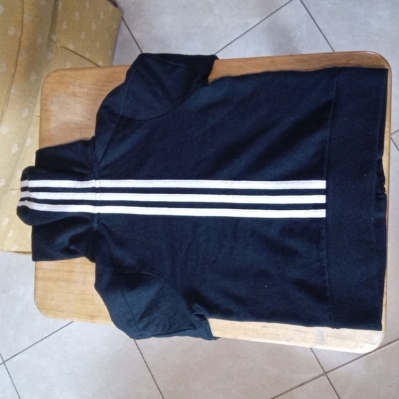 Adidas NWOT Kids Toddler Zip Up Hoodie Classic Bla - Picture 2 of 3